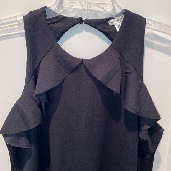 Black Ruffle Dress - Picture 3 of 4